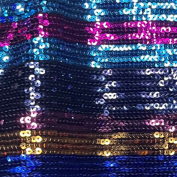 WAYF Rainbow Sequin Cami Top - Picture 5 of 10